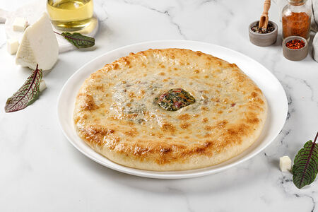 Осетинский пирог со свекольной ботвой и сыром s