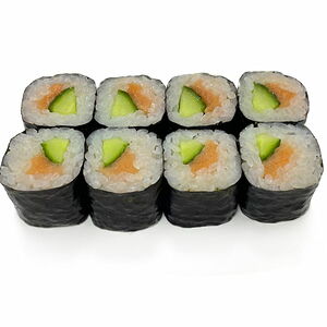 Маки с лососем и огурцом