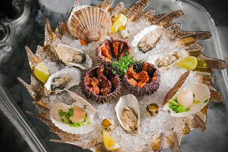 Сет из свежих морепродуктов