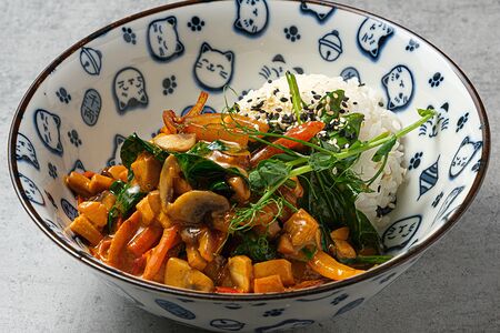 Карри-райс с курицей