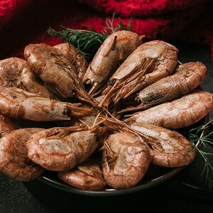 Креветки, жаренные в соевом соусе