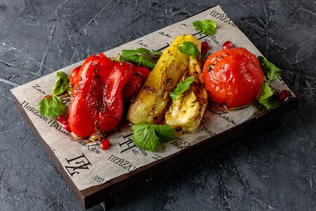 Овощи на мангале