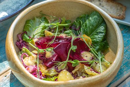 Салат Винегрет с апельсином