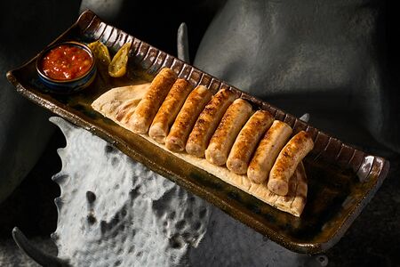 Колбаски из курицы с сыром