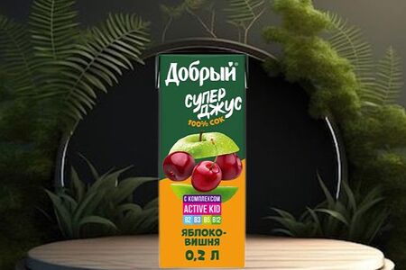 Добрый Яблоко и вишня