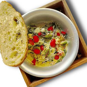 Томленые рапаны в сливочном соусе