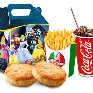 2 котлеты + фри + напиток на выбор + маленькая игрушка
