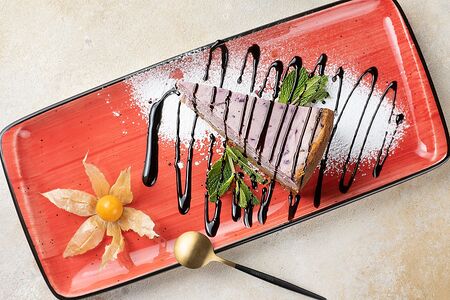 Чизкейк с голубикой