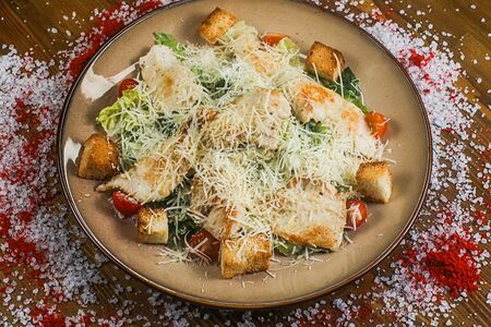 Цезарь с курицей