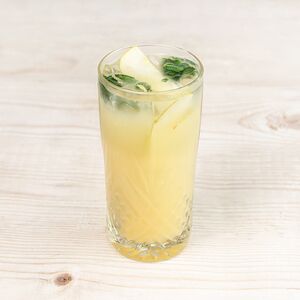 Домашний лимонад груша-попкорн