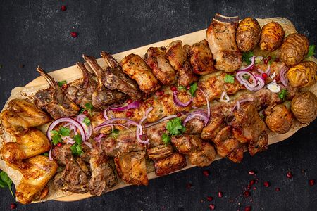 Ассорти из шашлыков на большую компанию