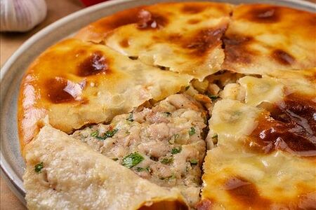Пирог Осетинский с курицей и луком