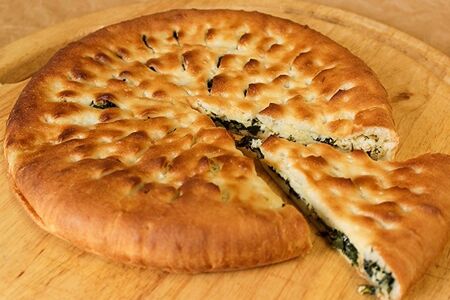 Пирог с картошкой и зеленью