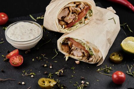 Шаурма Острая с куриным шашлыком