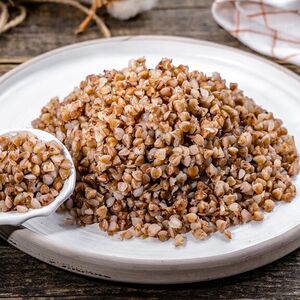 Гречка отварная с грибами и луком