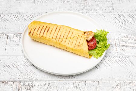 Ролл Цезарь с курицей