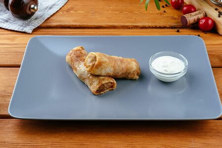 Блинчики с творогом