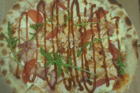 Пицца сочное барбекю