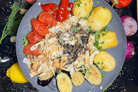 Садж с говядиной 