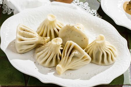 Хинкали с телятиной