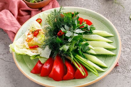 Овощная тарелка