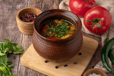 Кувшин-шурпа с говядиной