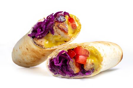 Завертон курица и коулслоу