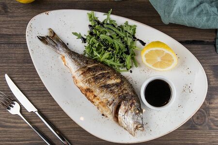 Дорадо на гриле