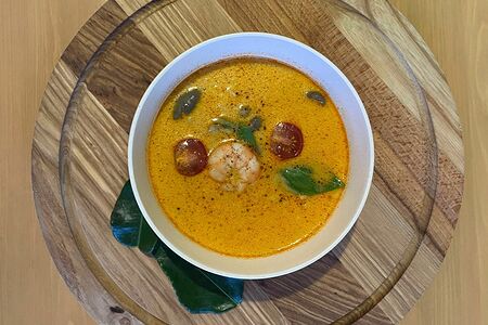 Том Ям с креветками