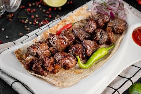 Шашлык ики-бир из баранины