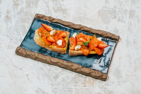 Брускетты с Карельской форелью