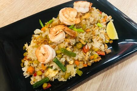 Viet Жареный Рис с креветками