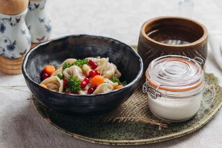 Пельмени из мяса дикого кабана и лося