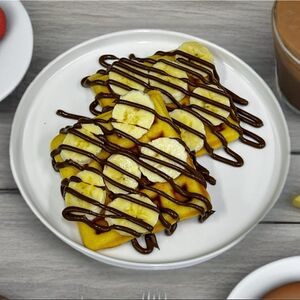 Вафли Банан-Нутелла