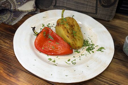 Перец болгарский на мангале