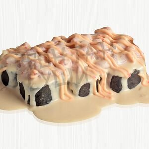 Сливочный ролл с тигровой креветкой