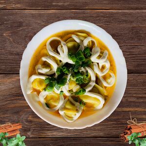 Суп с пельменями