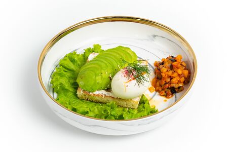 Итальянский тост с авокадо