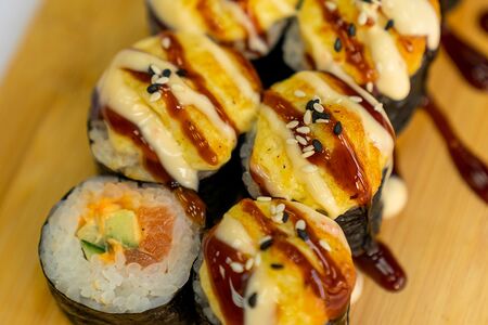 Запеченный лосось