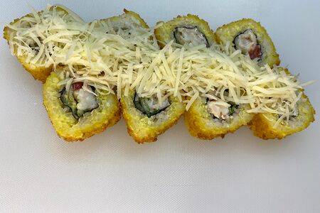 Цезарь темпура с креветкой