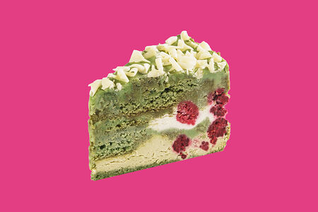 Торт фисташка-малина