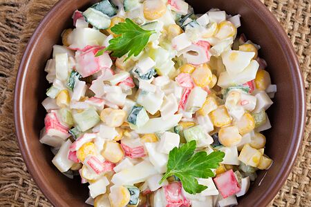 Салат Витаминный со снежным крабом