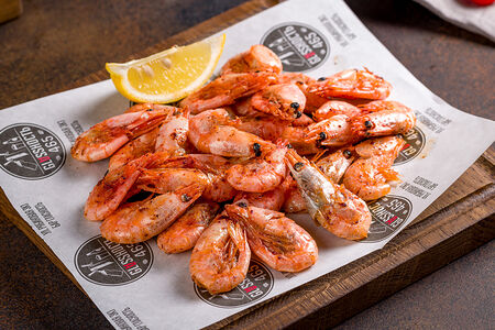 Северные креветки отварные