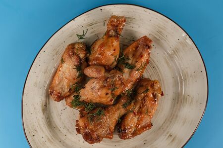 Куриные крылышки барбекю
