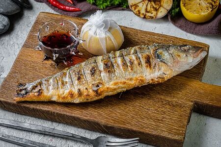 Сибас на гриле