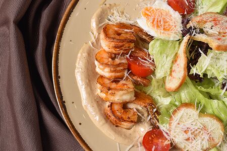 Цезарь с креветками