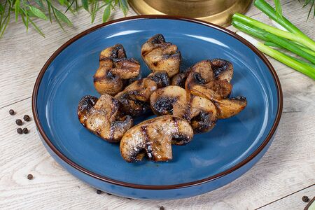 Шампиньоны гриль