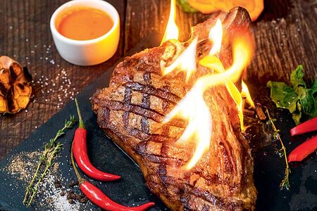 Свинина на гриле