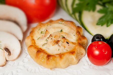 Перепечки с курицей 16 шт