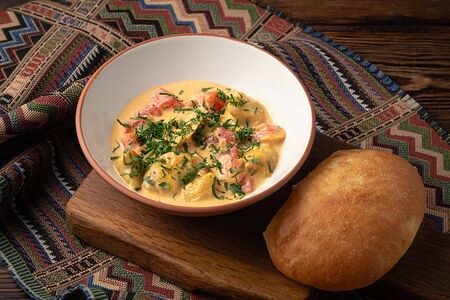 Рапаны в сливочном соусе